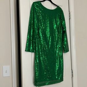 Green Sequin Dress